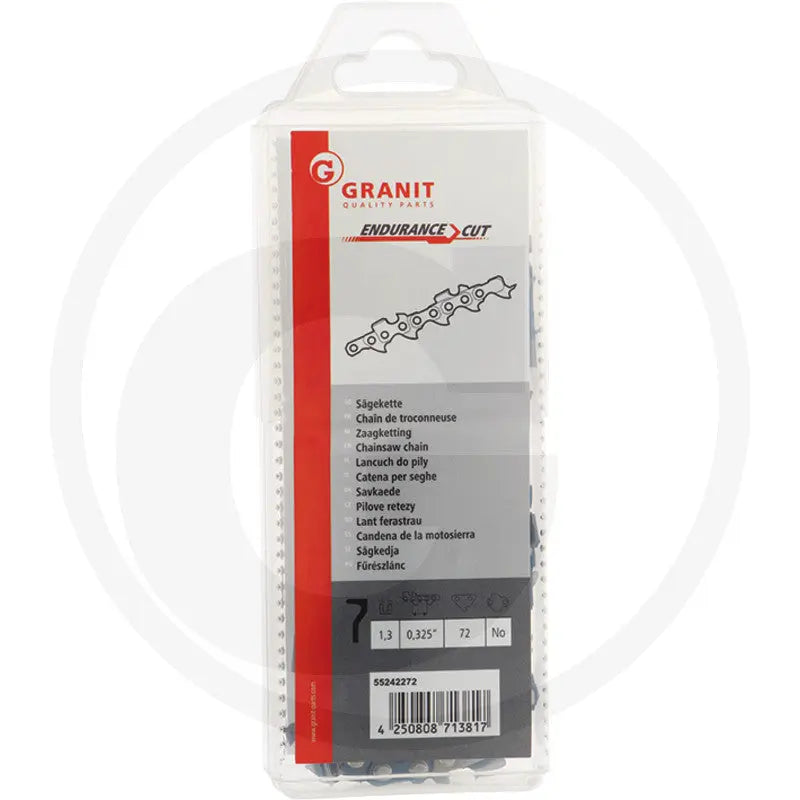GRANIT Chaîne de tronçonneuse 325" 1.3 72 maillons Breton Motoculture