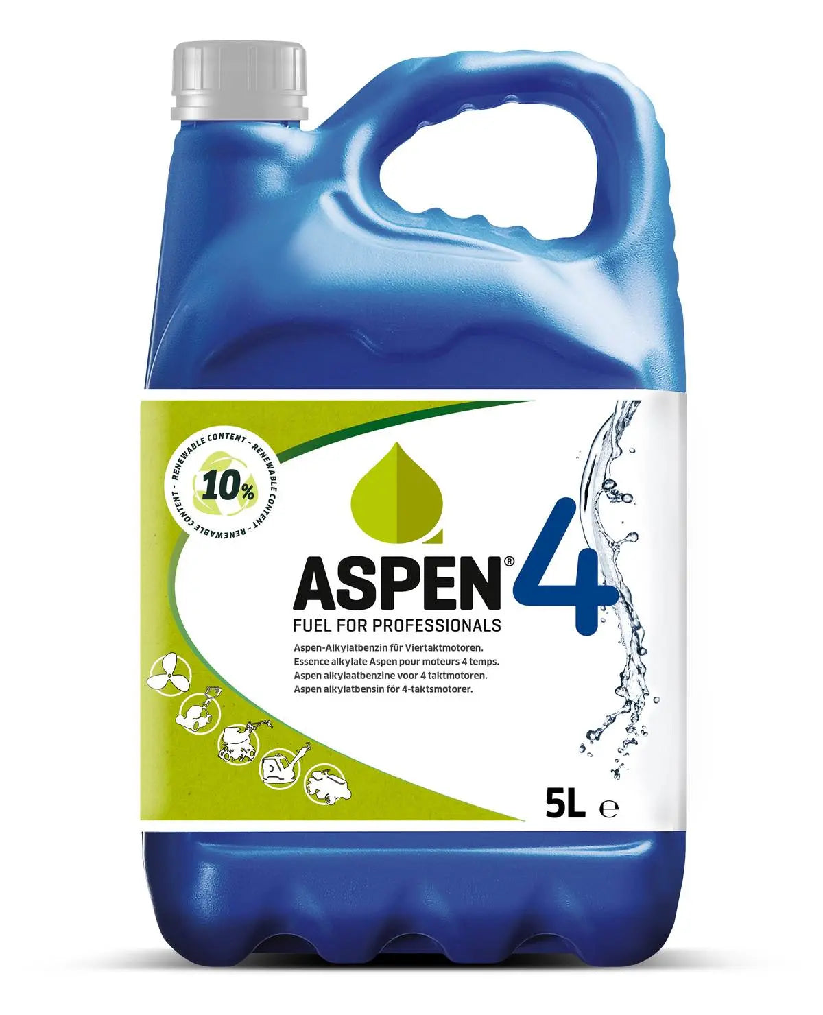 ASPEN 4 temps Bidon de 5 litres vendu par lot de 3 bidons ASPEN