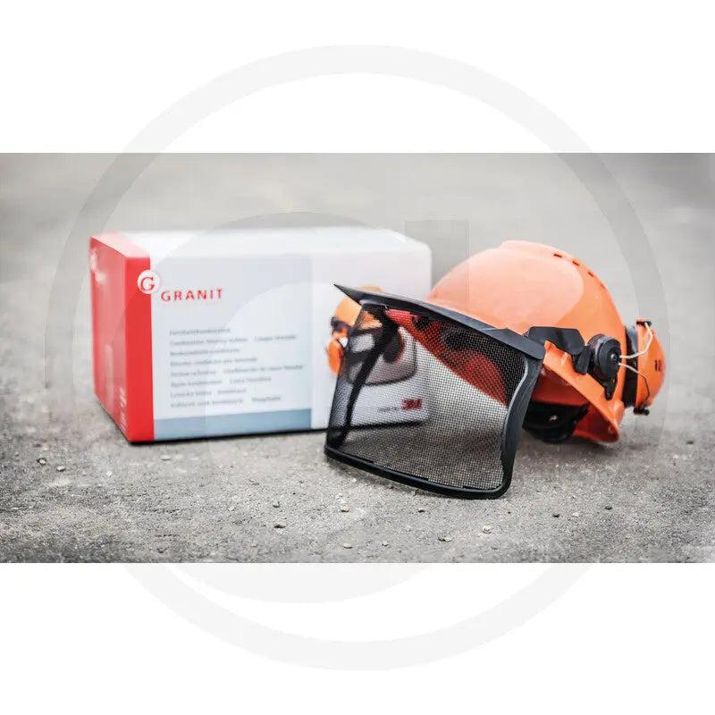 GRANIT casque forestier de protection complet Breton Motoculture