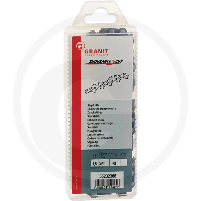 GRANIT Chaîne de tronçonneuse 3/8" 1.5 68 maillons Breton Motoculture