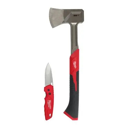 Milwaukee lot couteau fastback + hache 2024 MILWAUKEE